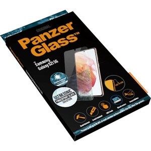 PanzerGlass Tempered Glass Screen Protector - Transparent, Black - For LCD Smartphone - Scratch Resistant