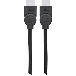 HDMI Cable with Ethernet, 4K@30Hz (High Speed), 2m, Male to Male, Black, Equivalent to Startech HDMM2MHS, Ultra HD 4k x 2k