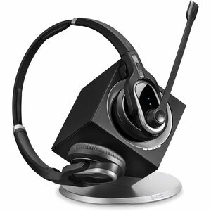 EPOS IMPACT Kabellos Auf den Ohren Stereo Headset - Schwarz - Binaural - 18000 cm Reichweite - DECT - Geräuschunterdrückun