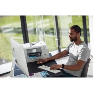 Impresora de inyección de tinta multifunción Brother MFC-J4540DW Inalámbrico - Color - Copiadora/Fax/Impresora/Escáner - 2