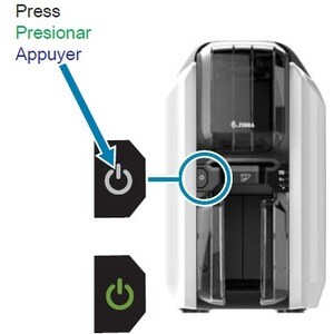 Zebra ZC100 Single Sided Desktop, Retail, Hospitality, Food Service, Identification, Visitor Management Dye Sublimation/Th