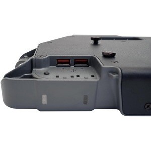Gamber-Johnson Pogo Pin Docking Station für Tablet-PC - Schwarz - 2 x USB-Anschlüsse - 2 x USB 2.0 - Dock