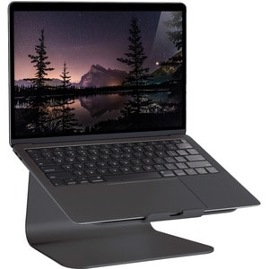 Rain Design mStand Laptop Stand - Black - mStand transforms your notebook into a stylish and stable workstation so you can