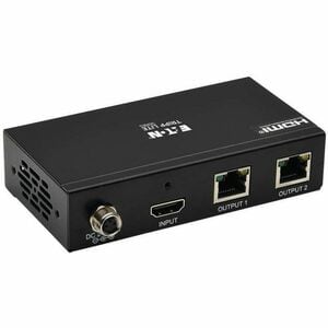 Eaton Tripp Lite Series 2-Port HDMI over Cat6 Splitter - 4K 60 Hz, HDR, 4:4:4, PoC, HDCP 2.2, 230 ft. (70.1 m), TAA - 3840