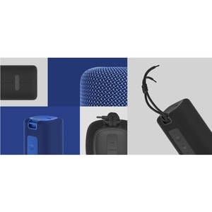 MI MDZ-36-DB Portable Bluetooth Smart Speaker - 8 W RMS - Blue - 80 Hz to 20 kHz - Surround Sound - Battery Rechargeable - 1