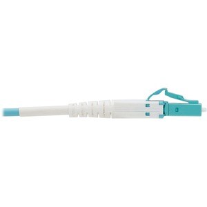 Eaton Tripp Lite Series 100G Duplex Multimode 50/125 OM4 Armored Fiber Optic Cable (LC/LC Duplex M/M), LSZH, Aqua, 15 m (4