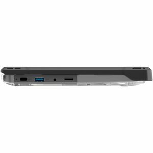 MAXCases Extreme Shell-L for Lenovo 100e G3 Chromebook 11" (Black/Clear) - For Lenovo Chromebook - Textured Grip - Black/C