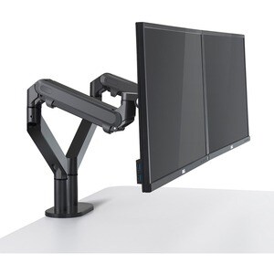 HAGOR Tischhalterung für Monitor - Schwarz - Höhenverstellbar - 2 Unterstützte(r) Display(s)Bildschirmgröße: 38,1 cm bis 6