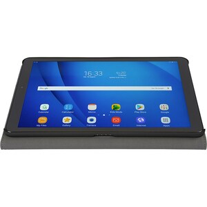 Gecko Covers Easy-Click Carrying Case (Book Fold) for 26.7 cm (10.5") Samsung Tablet - Black - Plastic, Velour Interior, P