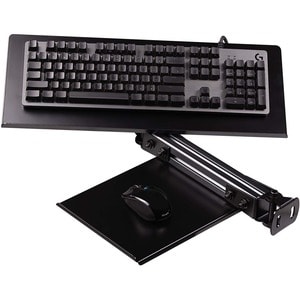 Next Level Racing F-GT Elite Keyboard and Mouse Tray Carbon Grey - 5.3" Height x 25.2" Width - Carbon Gray - Aluminum, Car