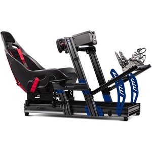 Next Level Racing F-GT Elite Formula and GT Aluminum Profile Simulator Cockpit iRacing Edition - For Gaming