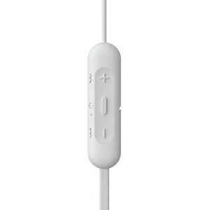 Sony WI-C200 Wireless Behind-the-neck, Earbud Stereo Earset - White - Binaural - In-ear - 914.4 cm - Bluetooth - 20 Hz to 