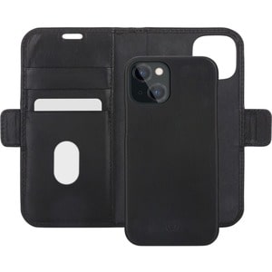 dbramante1928 ApS Lynge Carrying Case (Wallet) Apple iPhone 13 mini Smartphone - Black - Impact Resistant - Full Grain Lea