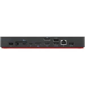 Lenovo Docking Station - for Notebook/Monitor - 100 W - USB Type C - 4 Displays Supported - 4K - 3840 x 2160 - 4 x USB Typ