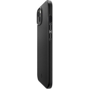 Spigen Thin Fit Case for Apple iPhone 13 Smartphone - Black - Bump Resistant, Scratch Resistant, Anti-slip - Thermoplastic