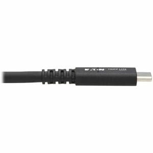 Eaton Tripp Lite Series USB4 40Gbps Cable (M/M) - USB-C, 8K 60 Hz, 100W PD Charging, Black, 31 in. (0.8 m) - 2.62 ft Thund
