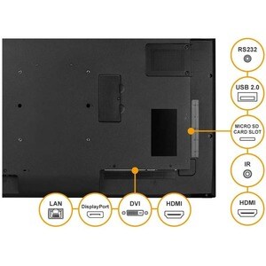 AG Neovo PD-43Q 1079,50 mm LCD Digital-Signage-Display - 24 Stunden/7 Tage Betrieb - IPS-Technologie (In-Plane-Switching) 