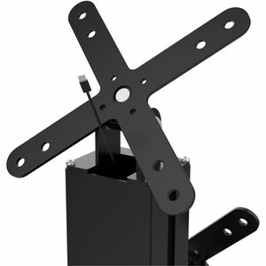 CTA Digital Dual VESA Compatible Table Mount for POS (Black) - Table, Countertop - Metal, Steel - Black - For Shop, Classr