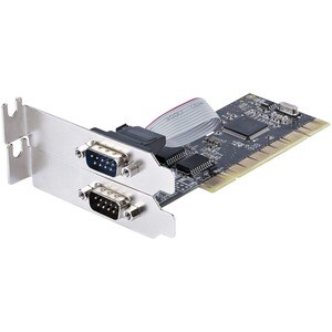 2 Port PCI RS232 Serial Adapter Card - Serielle Schnittstellenkarte (PCI2S5502) - PCI - Plug-in-Karte