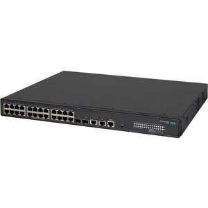 HPE FlexNetwork 5140 24G PoE+2SFP+2XGT EI Switch - 26 Ports - Manageable - Gigabit Ethernet, 10 Gigabit Ethernet - 10/100/