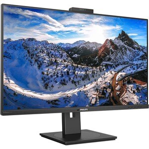 Philips Brilliance 329P1H 32" Class Webcam 4K UHD Monitor LCD - 16:9 - preto texturizado - 80 cm (31,5") Viewable - Tecnol