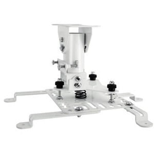 HAGOR Deckenhalterung für Projektor - Weiß - Höhenverstellbar - max. 25 kg Traglast