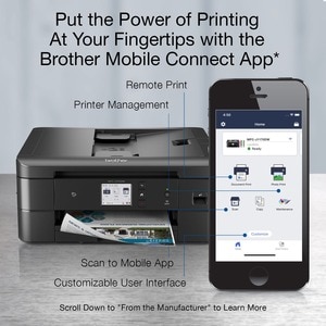 Brother MFC MFC-J1170DW Inkjet Multifunction Printer-Color-Copier/Fax/Scanner-17 ppm Mono/16.5 ppm Color Print-6000x1200 d