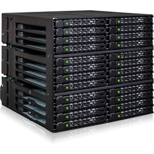 Icy Dock ToughArmor MB924IP-B Drive Enclosure for 5.25" SATA, Serial Attached SCSI (SAS) - Mini-SAS Host Interface Externa