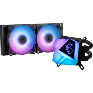 MSI Liquid Cooling MAG CoreLiquid C240 - 120 mm Maximum Fan Diameter - 2 x Fan(s) - 133.76m³/h Maximum Airflow - 2000 rpm 