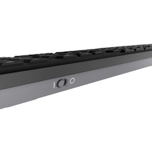 CHERRY STREAM Keyboard - Wireless Connectivity - USB Type A Interface - German - Black - SX Keyswitch - 10 m - 2.40 GHz - 