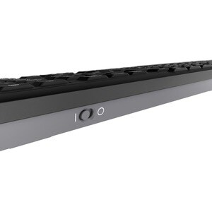CHERRY STREAM Keyboard - Wireless Connectivity - USB Type A Interface - English (UK) - Black - SX Keyswitch - 10 m - 2.40 
