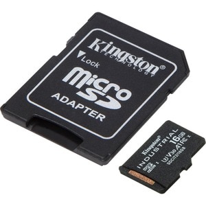 microSDHC Kingston Industrial - 16 GB - Classe 10 di tipo UHS-I (U3) - V30