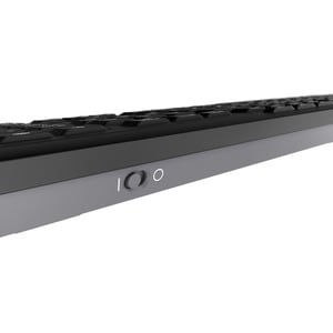 CHERRY STREAM Keyboard - Wireless Connectivity - USB Type A Interface - English (UK) - Black - SX Keyswitch - 10 m - 2.40 
