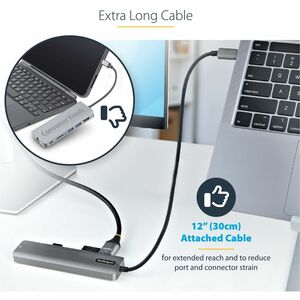 StarTech.com Adattatore multiporta USB C a HDMI 2.0 4K 60 Hz, 100W PD, SD/MicroSD, Hub USB 3.0 - USB Type-C Mini Dock - Ca