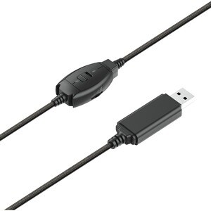Trust Rydo Wired On-ear Stereo Headset - Black - Binaural - Ear-cup - 20 Hz to 20 kHz - 180 cm Cable - USB