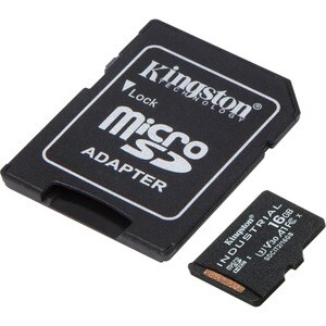 16GB MICROSDHC INDUSTRIAL C10 A1 PSLC CARD + SD ADAPTER
