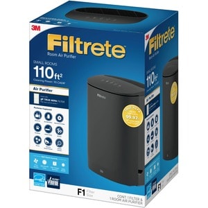 Filtrete Room Air Purifier - Small Room - FAP-C01BA-G1, 110 Sq Ft - True HEPA - 110 Sq. ft. - Black