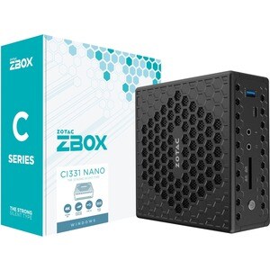 Zotac ZBOX ZBOX-CI331NANO-BE Barebone-System - Mini-PC - Intel Celeron N5100 Quad-Core - Intel Chip - 64 GB DDR4 SDRAM DDR