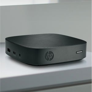 HP t430 Thin Client - 1 x Intel Celeron N4000 Dual-core (2 Core) 1.10 GHz - Intel Chip - 4 GB RAM DDR4 SDRAM - 64 GB Flash