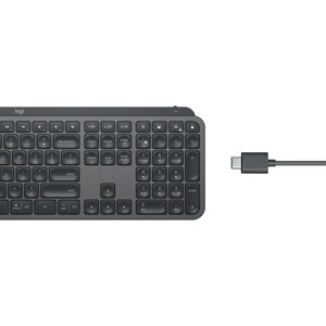 Tastiera Logitech MX Keys for BusinessWireless Connettività - USB Tipo A Interfaccia - Italiano - QWERTY Layout - Grafite 