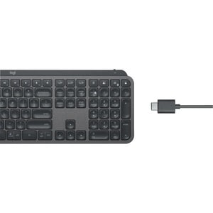 Logitech MX Keys for Business Tastatur - Kabellos Konnektivität - USB Typ-A Schnittstelle - Schweizerisch - QWERTZ Layout 