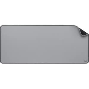 Logitech Mouse Pad - 300 mm x 700 mm Dimension - Grey - Natural Rubber, Nylon, Polyester - Anti-slip, Anti-fray, Spill Res