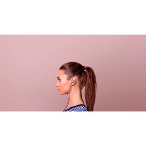 Logitech Zone Wired Earbud Stereo Earset - Graphite - Binaural - In-ear - 16 Ohm - 20 Hz to 16 kHz - 145 cm Cable - Noise 