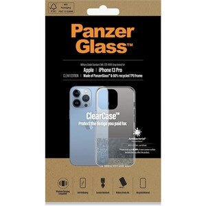 PanzerGlass ClearCase Case for Apple iPhone 13 Pro Smartphone - Bacterial Resistant, Yellowing Resistant, Scratch Resistan
