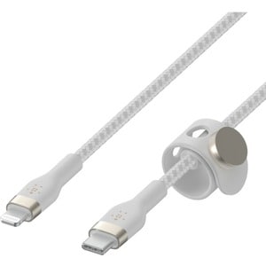 Belkin BoostCharge Pro Flex 2.99 m Lightning/USB-C Data Transfer Cable - Cable for iPhone, iPad Air, iPad Pro, iPad mini -