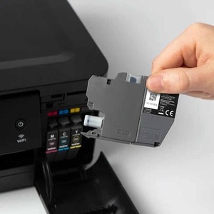 Brother LC421XLVAL Original High Yield Inkjet Ink Cartridge - Black, Cyan, Magenta, Yellow - 4 / Pack - 500 Pages Black, 5