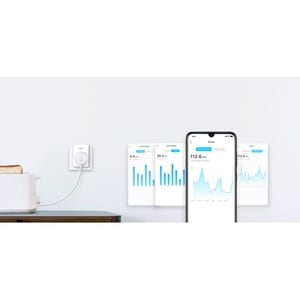 TP-Link Tapo P110 Smart Plug - 220 V AC / 10 A, 240 V AC - Alexa, Google Assistant Unterstützt