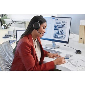 JABRA EVOLVE2 75 LINK380C UC STEREO STAND BLACK
