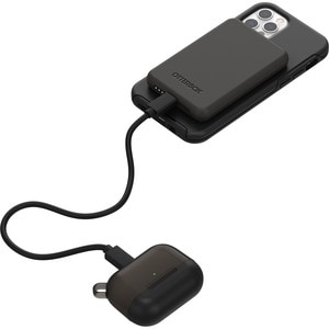 OtterBox Wireless Power Bank for MagSafe, 3k mAh - For iPhone - 3000 mAh - 5 V DC Input - Black