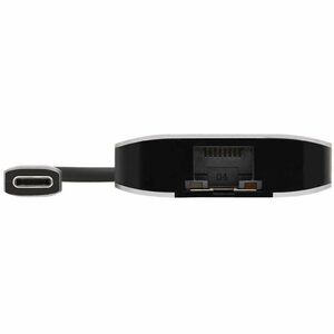 Eaton Tripp Lite Series 3-Port USB-C Hub - USB 3.x (5Gbps) Hub Ports, Gigabit Ethernet, Thunderbolt 3, 100W PD Charging, A